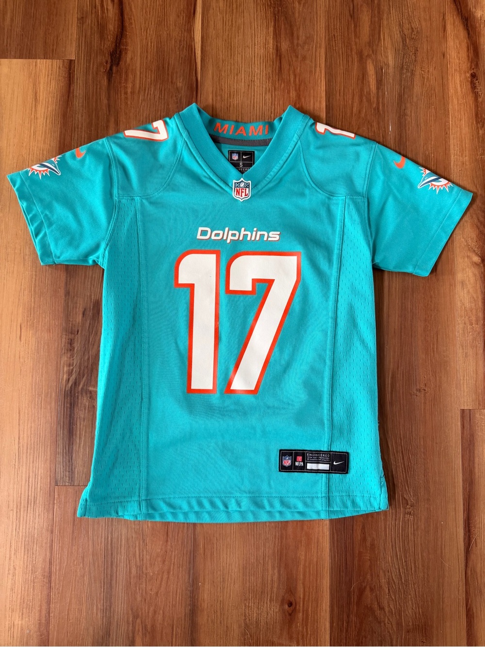 Jaylen Waddle Miami Dolphins Nike Youth Small NFL Football Jersey Boys